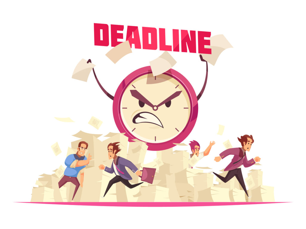 Lí do nào khiến nhóm cứ mãi trễ deadline công việc