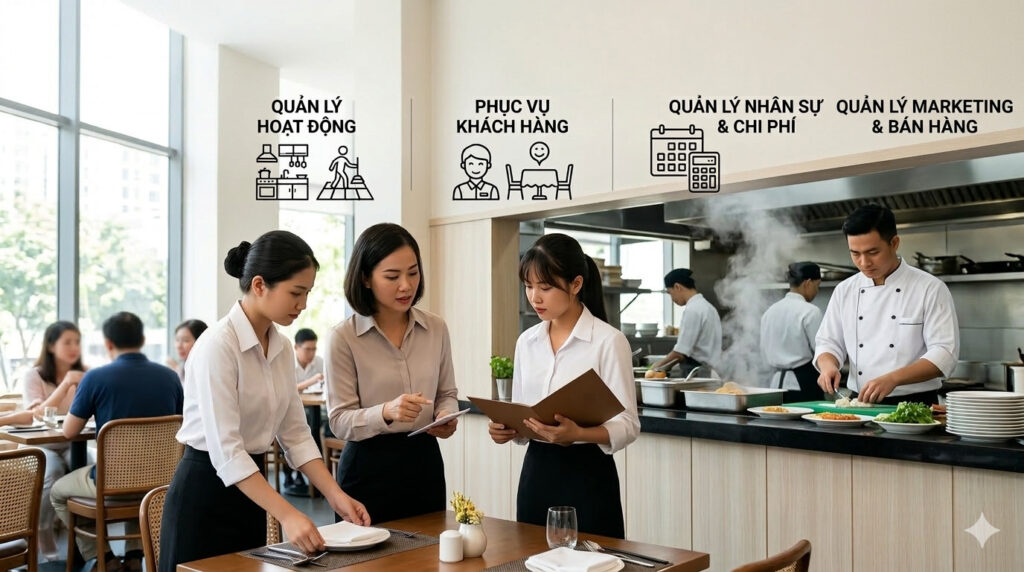 Quản Trị Nhà Hàng và Dịch Vụ Ăn Uống Là Gì? Học Gì Ra Trường Làm Gì