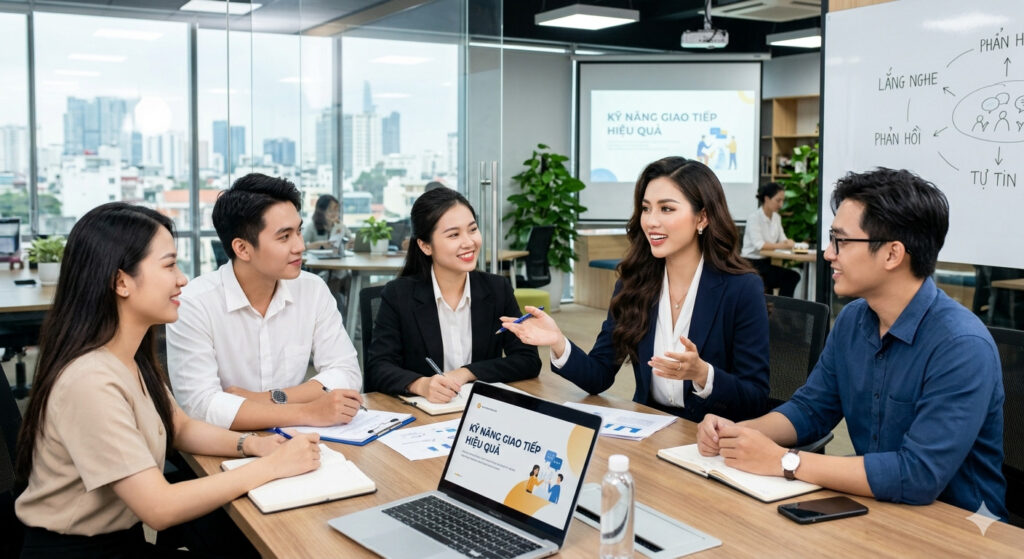 Kỹ Năng Giao Tiếp Hiệu Quả: 4 Nguyên Tắc Thực Chiến Cho Dân Công Sở