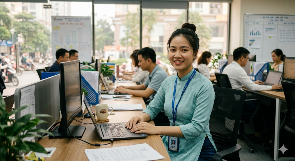 ảnh nhân viên việt nam