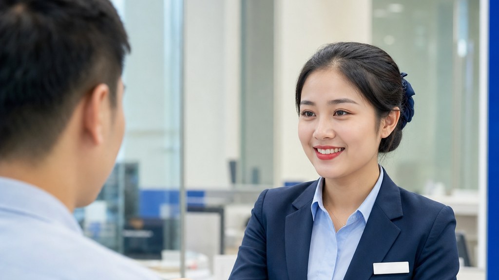 Giao dịch viên ngân hàng