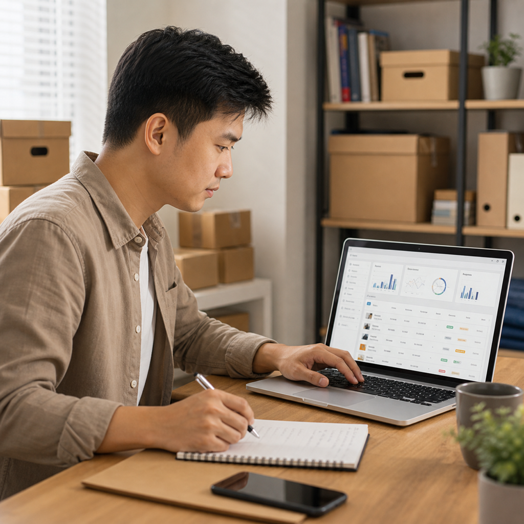 người dùng AI ChatGPT hỗ trợ viết CV xin việc trên laptop
