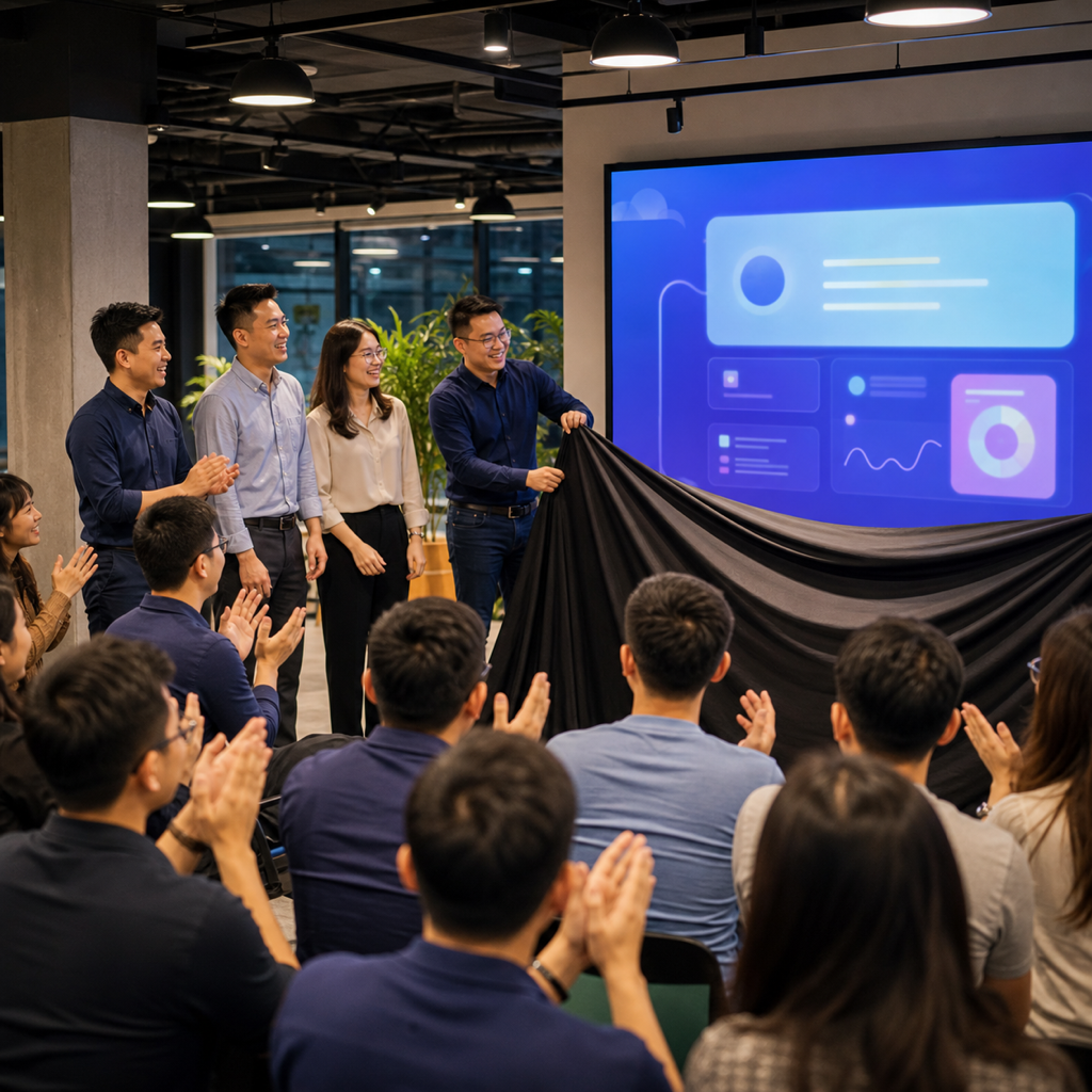 product manager điều phối ra mắt sản phẩm nội bộ cùng team kỹ thuật