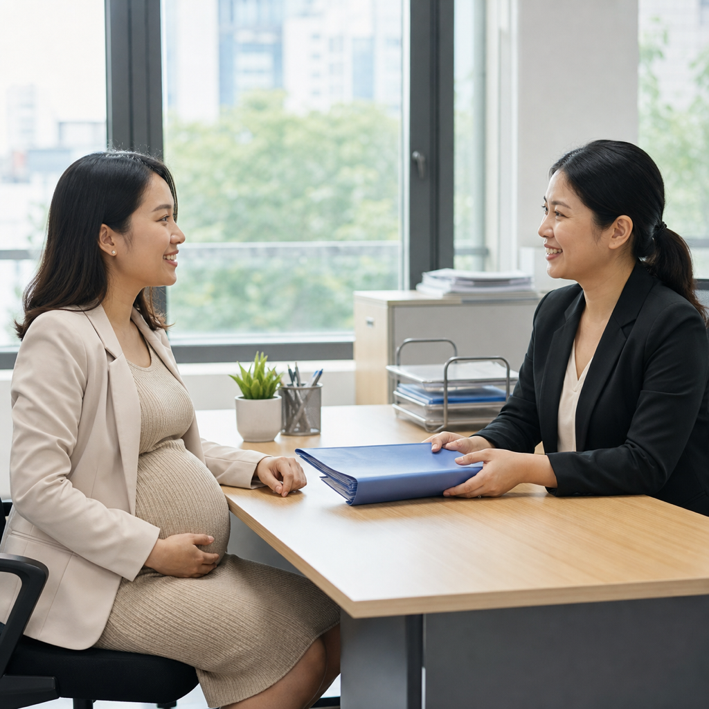 Quyền lợi nơi làm việc của phụ nữ mang thai theo mốc
