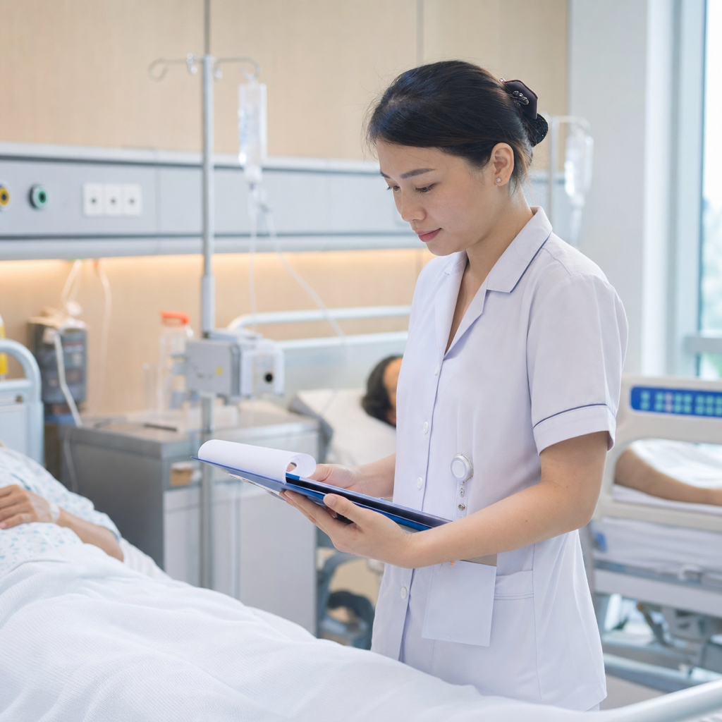 một ngày làm việc của điều dưỡng