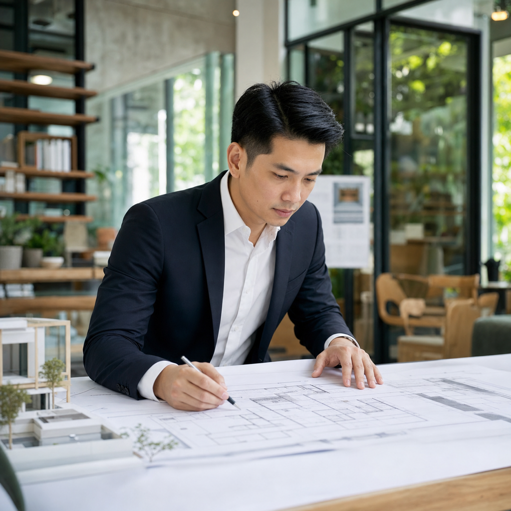 kiến trúc sư làm việc ở đâu