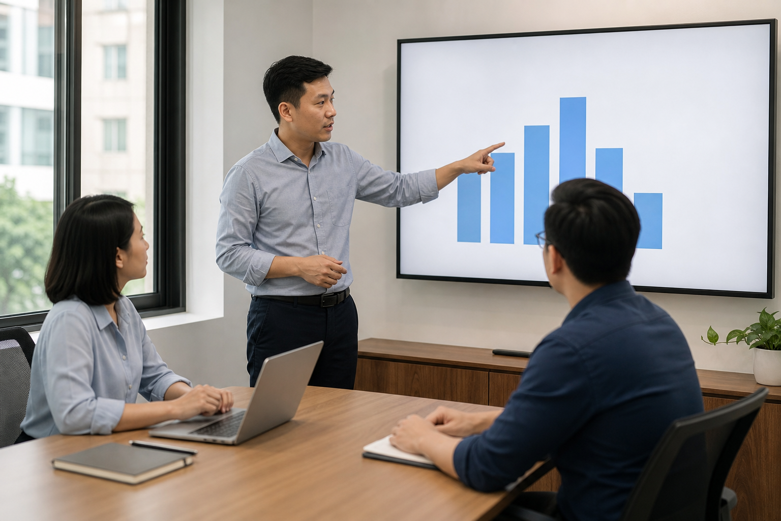 Cách trình bày số liệu trong báo cáo giúp người đọc ra quyết định nhanh