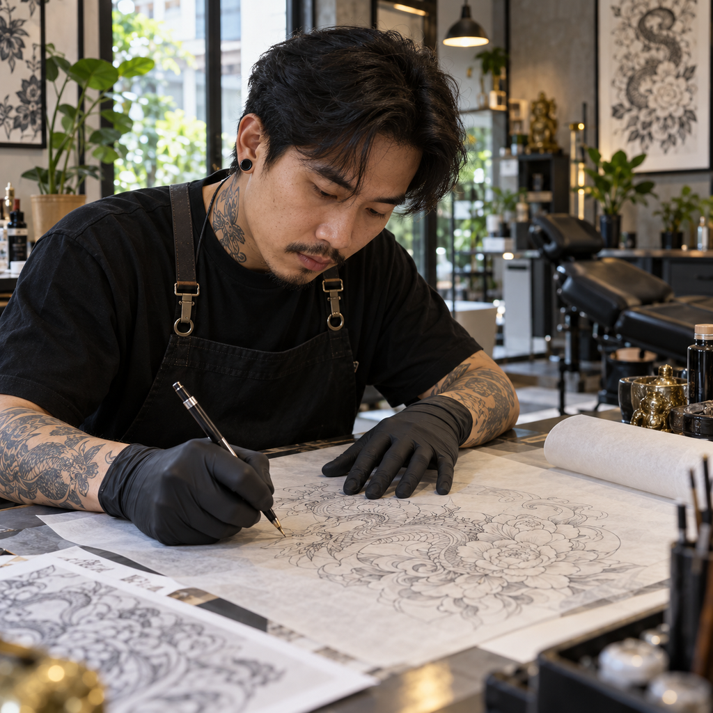 nghề thợ xăm nghệ thuật tattoo artist