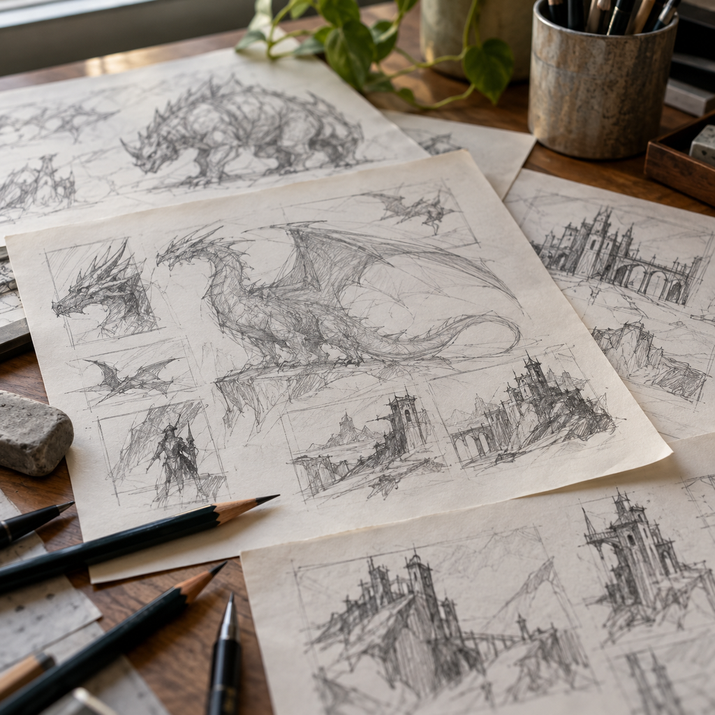 concept artist trong game và phim