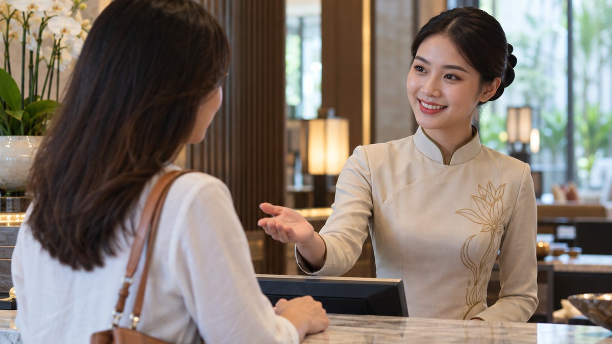câu hỏi phỏng vấn lễ tân khách sạn