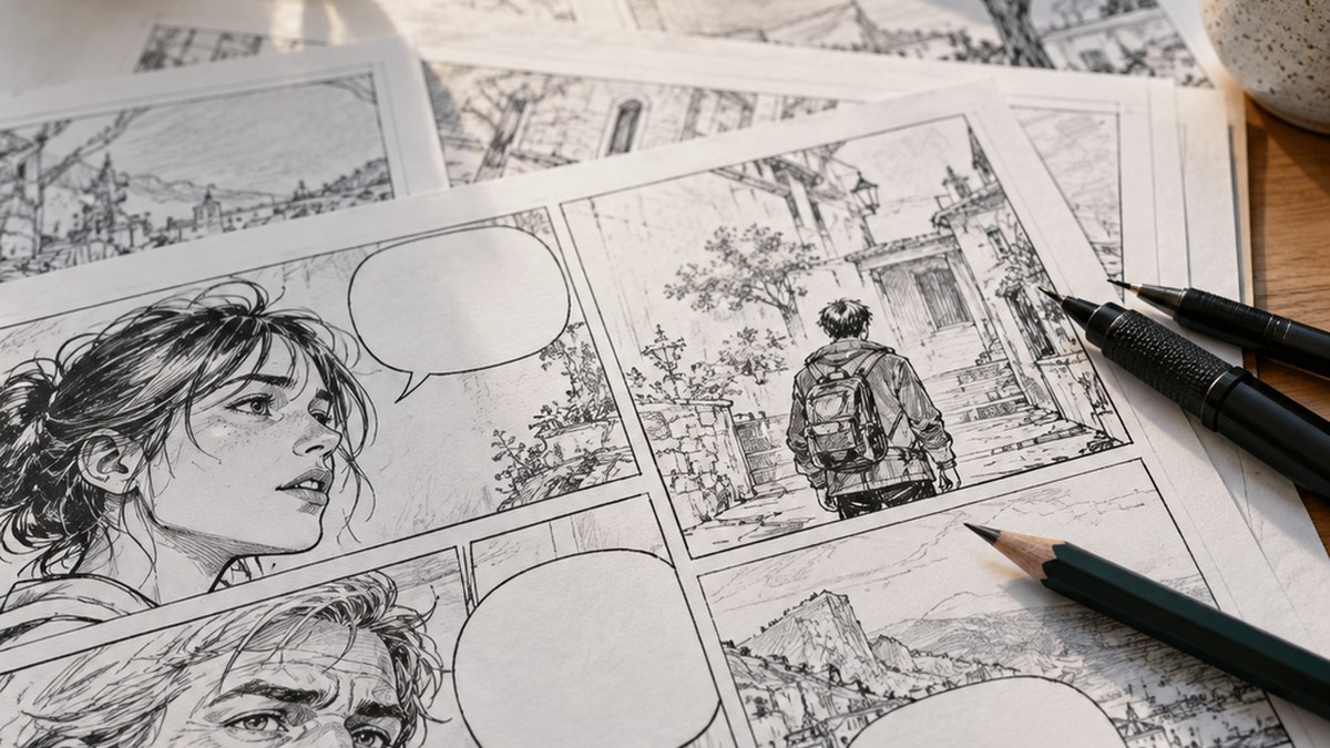 nghề vẽ truyện tranh comic artist